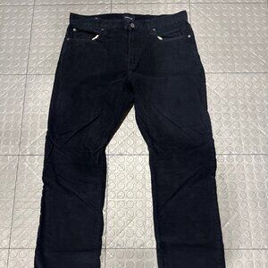 J Crew 1040 Athletic Fit Corduroy 5 Pocket Pant 34x32 Navy Blue